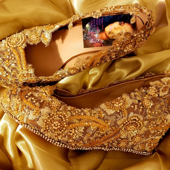 Sebrina Love Bridals LLC/Sebrina Love Shoes - RENEE' Custom Order Lace Wedding Wedge Heels